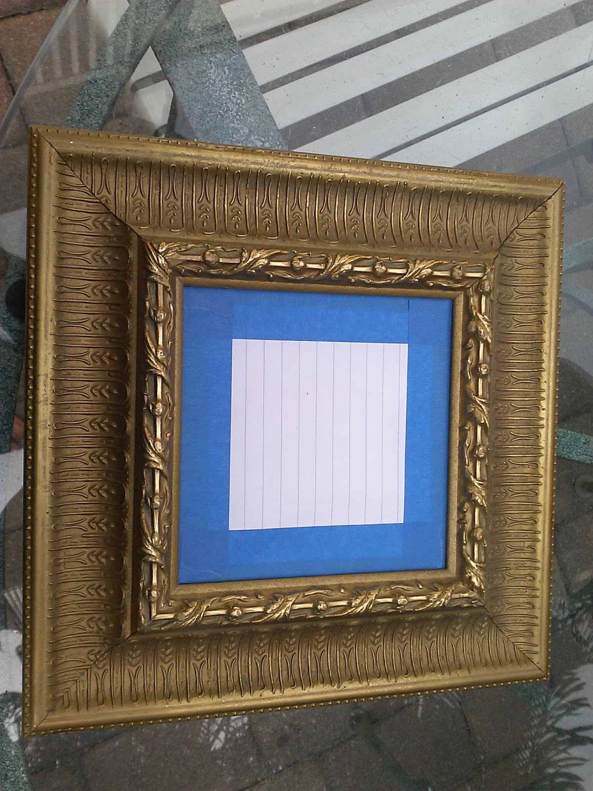 The Lovely Prelude Distressed Gold Frame